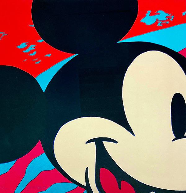 Mickey; Original-Farbseriegrafie; 62 x 62 cm - Galerie Wroblowski